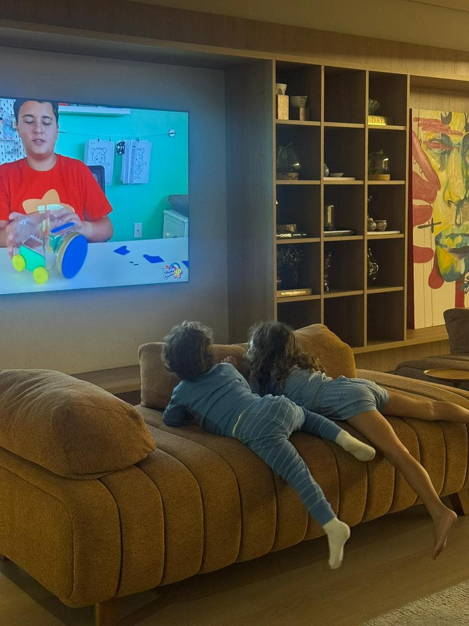 Família reunida em um momento de celebração
